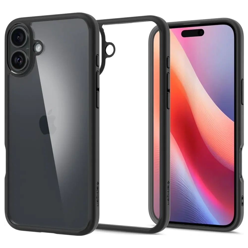 Etui Spigen Ultra Hybrid Apple iPhone 16 Matte Black - iPhone 16 - Spigen