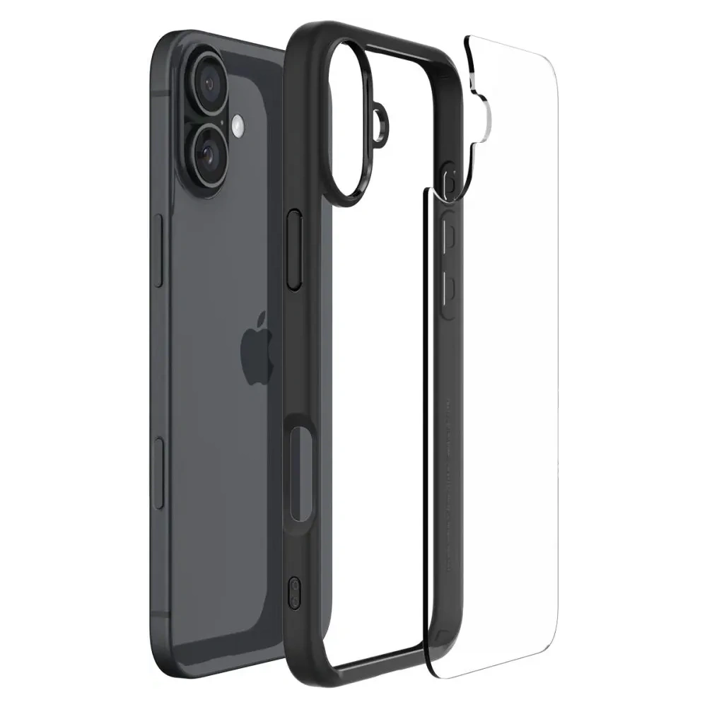 Etui Spigen Ultra Hybrid Apple iPhone 16 Matte Black - iPhone 16 - Spigen