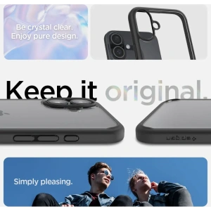Kup Etui Spigen Ultra Hybrid Apple iPhone 16 Matte Black - SPN16437 - {ean13} - Sklep Home Screen
