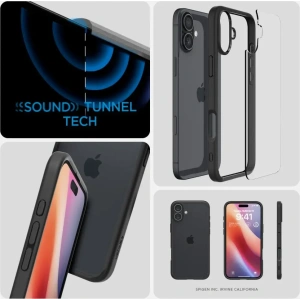 Kup Etui Spigen Ultra Hybrid Apple iPhone 16 Matte Black - SPN16437 - {ean13} - Sklep Home Screen