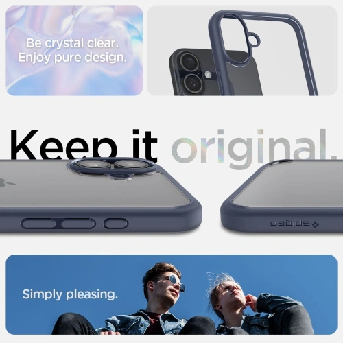 Kup Spigen Ultra Hybrid Apple iPhone 16 Sötétkék - SPN16438 - {ean13} - Sklep Home Screen
