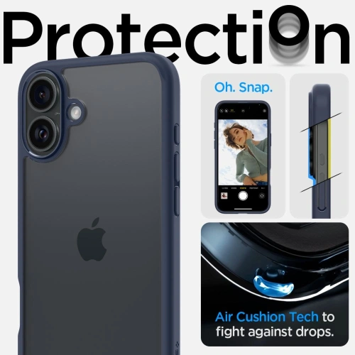 Kup Spigen Ultra Hybrid Apple iPhone 16 Sötétkék - SPN16438 - {ean13} - Sklep Home Screen