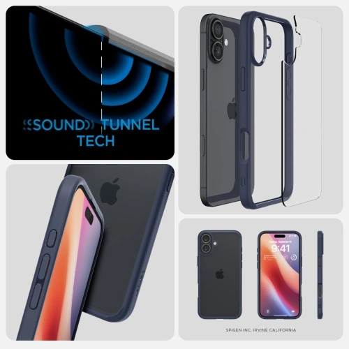 Kup Spigen Ultra Hybrid Apple iPhone 16 Sötétkék - SPN16438 - {ean13} - Sklep Home Screen
