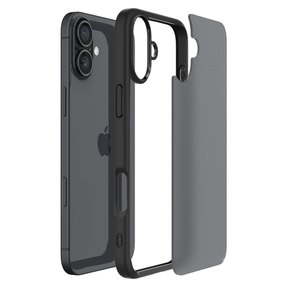 Etui Spigen Ultra Hybrid Apple iPhone 16 Frost Black - iPhone 16 - Spigen