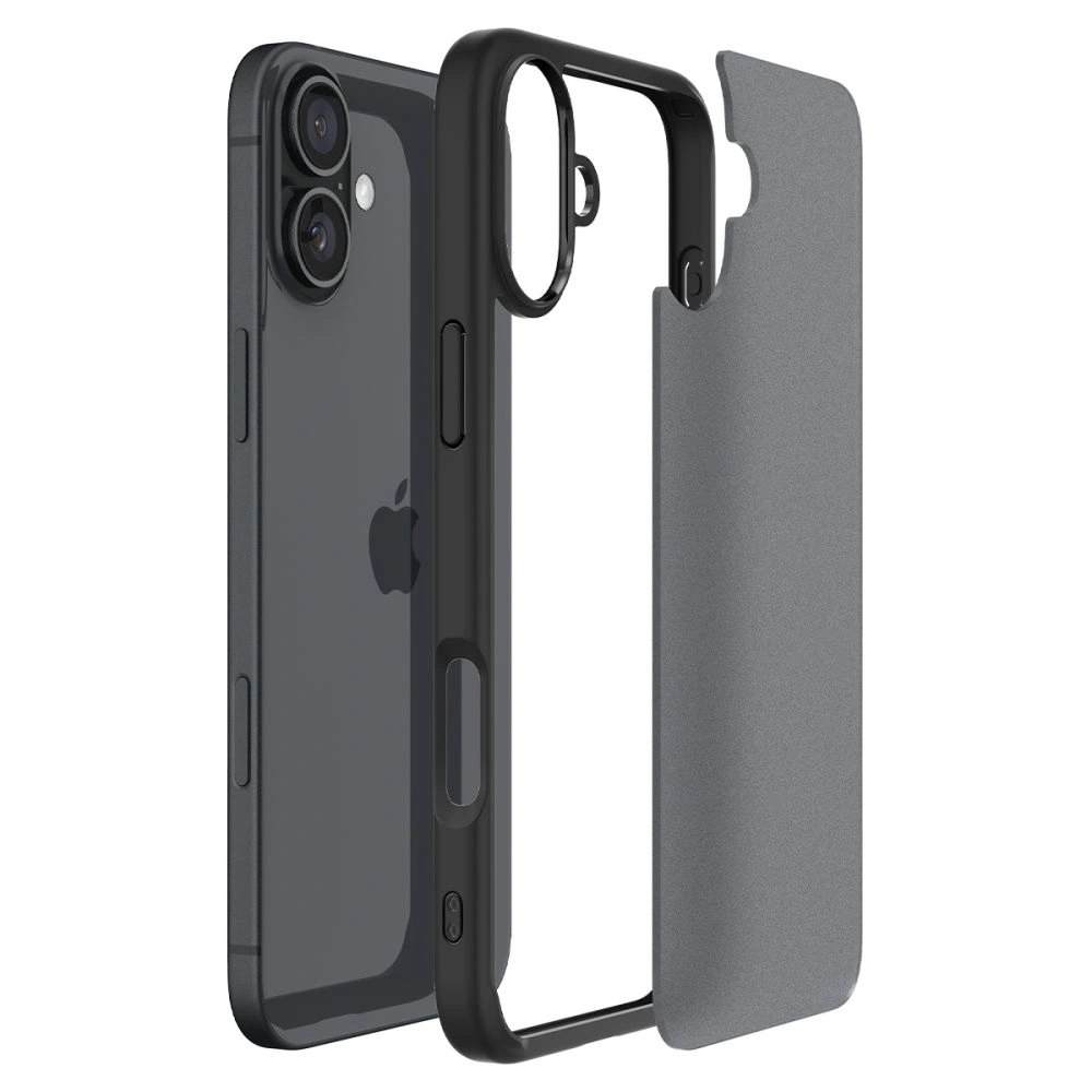 Etui Spigen Ultra Hybrid Apple iPhone 16 Frost Black - iPhone 16 - Spigen