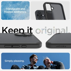 Kup Etui Spigen Ultra Hybrid Apple iPhone 16 Frost Black - SPN16439 - {ean13} - Sklep Home Screen