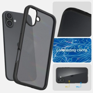 Kup Etui Spigen Ultra Hybrid Apple iPhone 16 Frost Black - SPN16439 - {ean13} - Sklep Home Screen