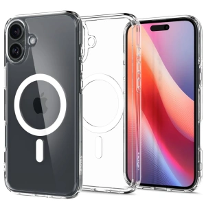 Kup Etui Spigen Ultra Hybrid Mag Magsafe Apple iPhone 16 White - SPN16440 - {ean13} - Sklep Home Screen