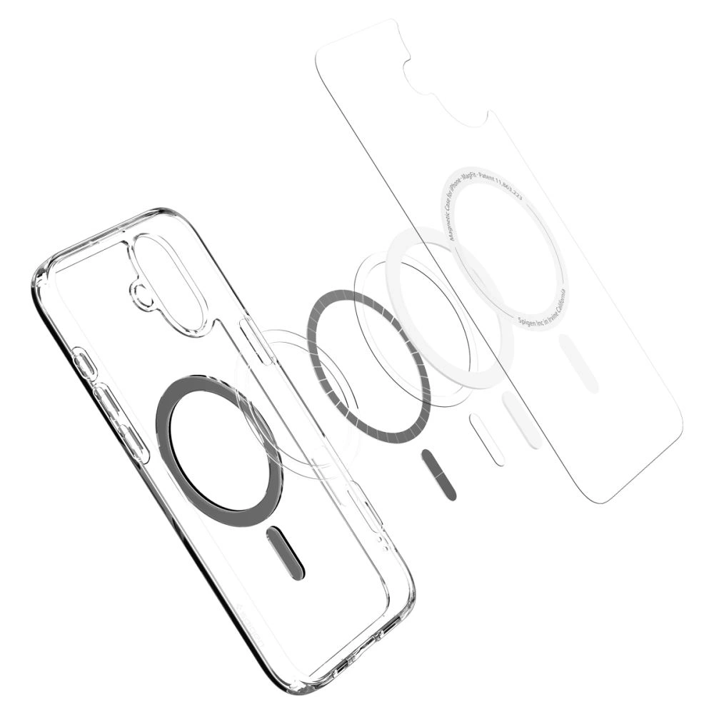 Etui Spigen Ultra Hybrid Mag Magsafe Apple iPhone 16 Black - iPhone 16 - Spigen