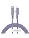 Cablu USB-C la Lightning Baseus Colourful, PD, 18W, 1.2m (violet)