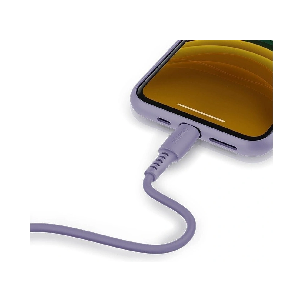 Kabel USB-C do Lightning Baseus Colourful, PD, 18W, 1.2m (fioletowy)