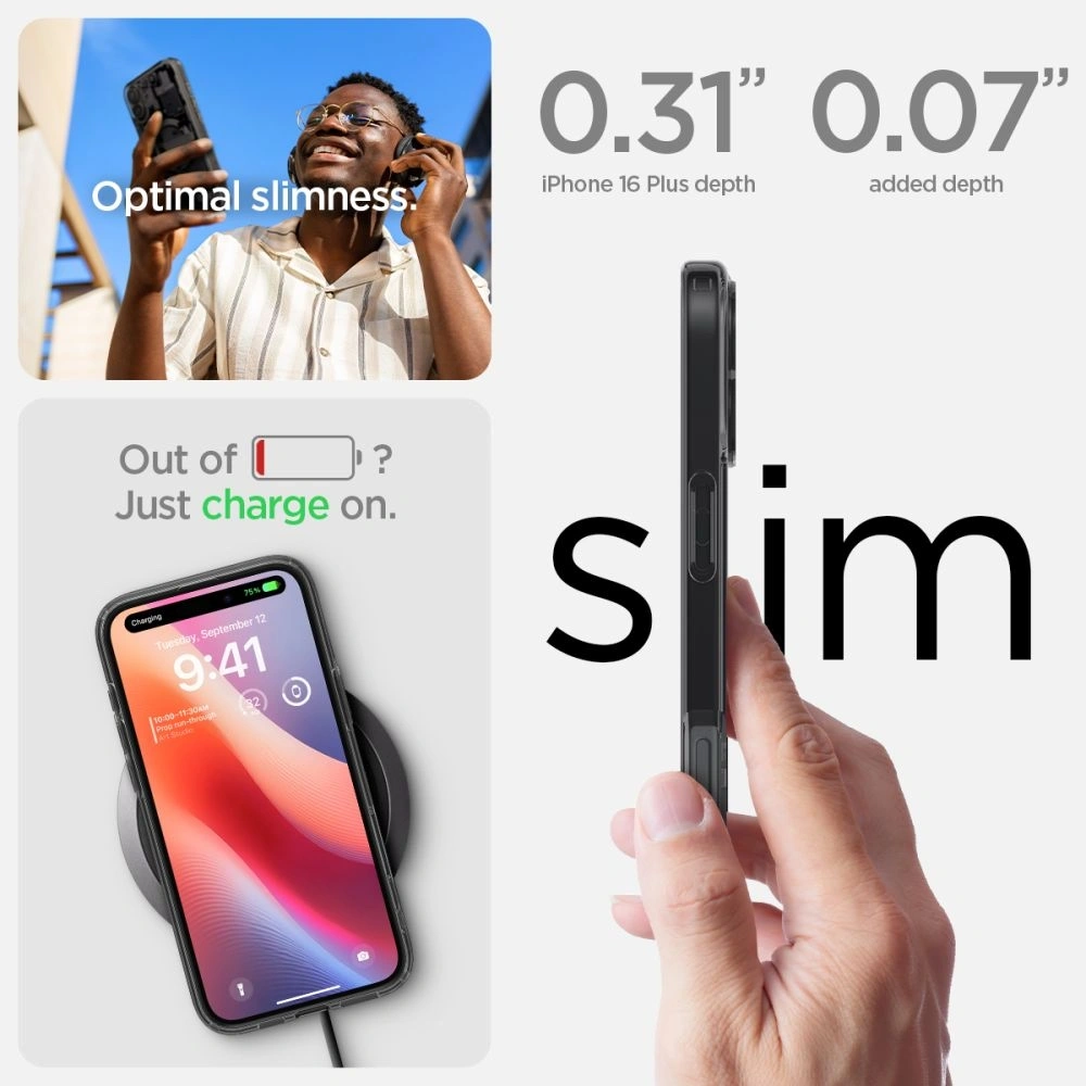 Etui Spigen Ultra Hybrid Mag Magsafe Apple iPhone 16 Zero One - iPhone 16 - Spigen