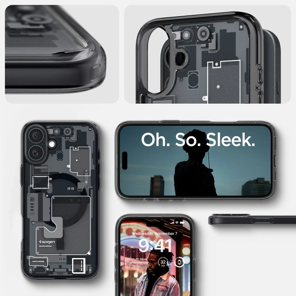 Etui Spigen Ultra Hybrid Mag Magsafe Apple iPhone 16 Zero One - iPhone 16 - Spigen