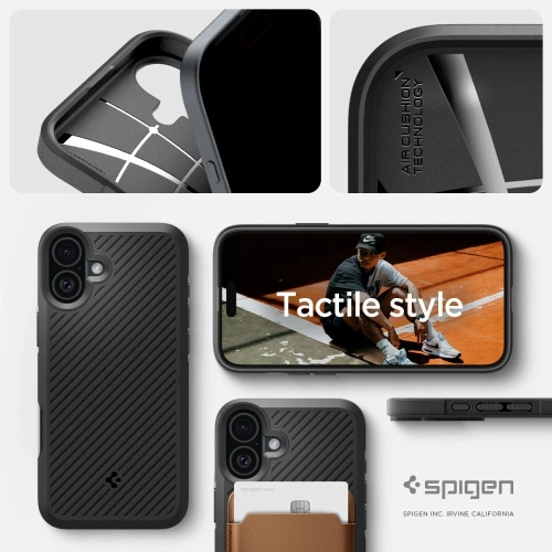 Kup Spigen Core Armor Apple iPhone 16 Matt Schwarz - SPN16444 - {ean13} - Sklep Home Screen