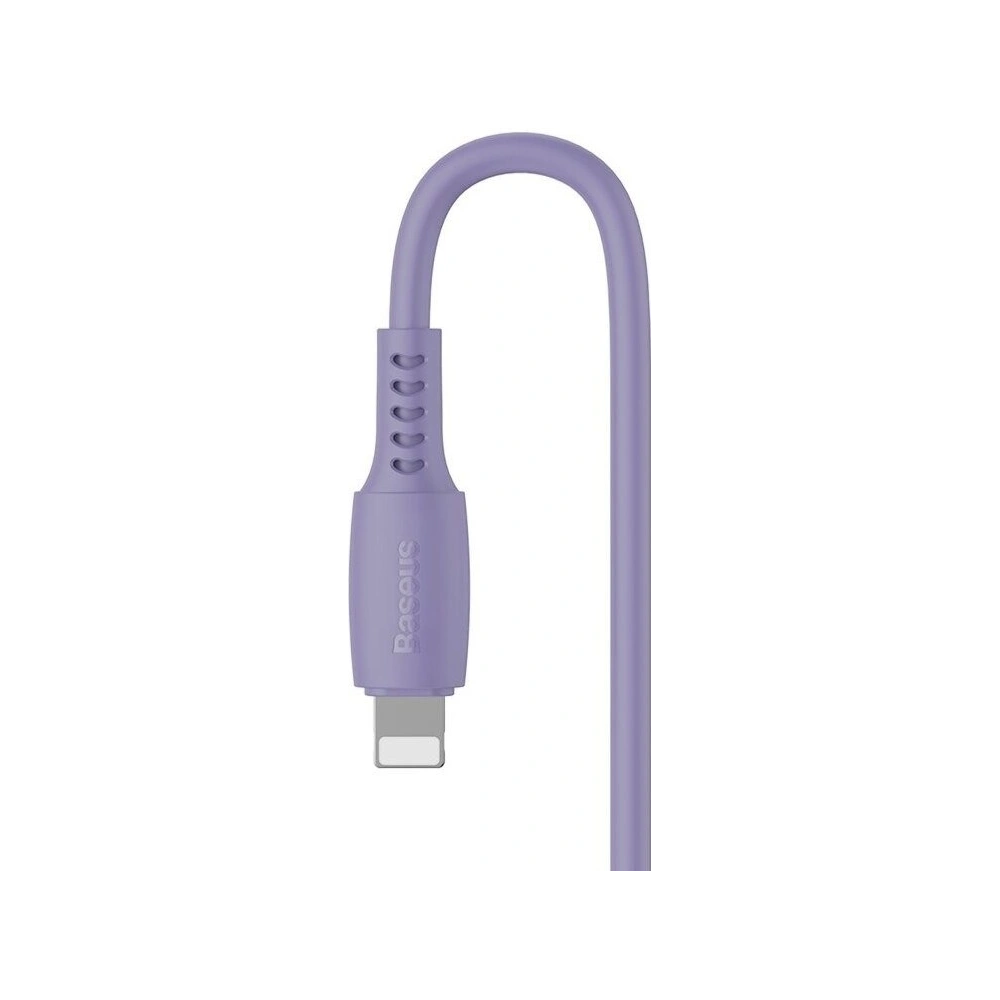 Kabel USB-C do Lightning Baseus Colourful, PD, 18W, 1.2m (fioletowy)