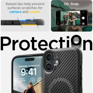 Kup Etui Spigen Core Armor Mag Magsafe Apple iPhone 16 Matte Black - SPN16445 - {ean13} - Sklep Home Screen