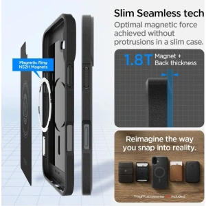 Kup Etui Spigen Core Armor Mag Magsafe Apple iPhone 16 Matte Black - SPN16445 - {ean13} - Sklep Home Screen