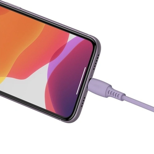 Kup Cablu USB-C la Lightning Baseus Colourful, PD, 18W, 1.2m (violet) - BSU1008PRP - {ean13} - Sklep Home Screen