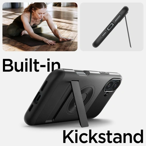 Kup Spigen Slim Armor Mag Magsafe Apple iPhone 16 Schwarz - SPN16446 - {ean13} - Sklep Home Screen