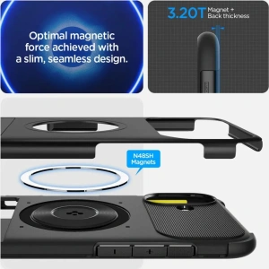Kup Etui Spigen Slim Armor Mag Magsafe Apple iPhone 16 Black - SPN16446 - {ean13} - Sklep Home Screen