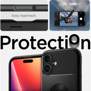 Kup Etui Spigen Slim Armor Mag Magsafe Apple iPhone 16 Black - SPN16446 - {ean13} - Sklep Home Screen