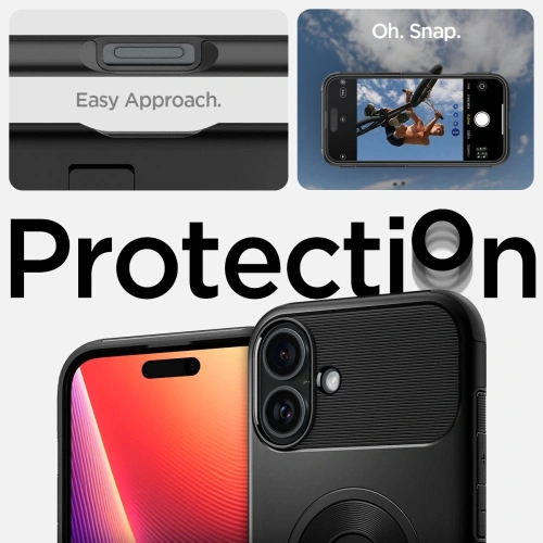 Buy Spigen Slim Armor Mag Magsafe Apple iPhone 16 Black - SPN16446 - {ean13} - Home Screen Store Europe
