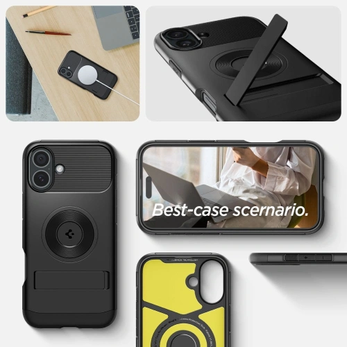 Buy Spigen Slim Armor Mag Magsafe Apple iPhone 16 Black - SPN16446 - {ean13} - Home Screen Store Europe