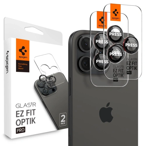 Kup Spigen Optik Pro L-Series GLAS.tR ez Fit Protector de Cameră Apple iPhone 14 Pro / Pro Max / 15 Pro / Pro Max / 16 Pro / 16 Pro Max Negru [2 PACK] - SPN16448 - {ean13} - Sklep Home Screen
