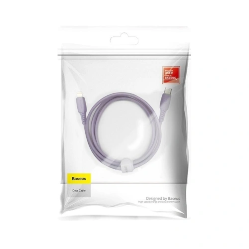 Kup Cablu USB-C la Lightning Baseus Colourful, PD, 18W, 1.2m (violet) - BSU1008PRP - {ean13} - Sklep Home Screen