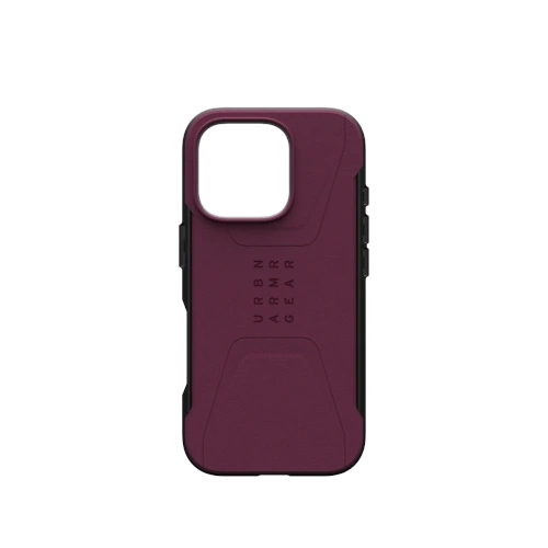 Kup Etui UAG Urban Armor Gear Civilian Apple iPhone 16 Pro MagSafe (bordeaux) - UAG1403 - {ean13} - Sklep Home Screen