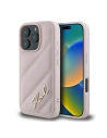 Kup Karl Lagerfeld KLHCP16XPQDSMGP Apple iPhone 16 Pro Max tvrzený kryt s prošívaným designem v růžové barvě - KLD21676 - {ean13} - Sklep Home Screen