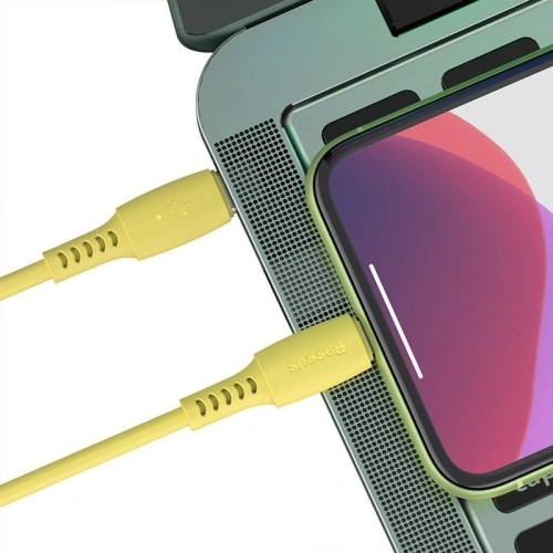 Kup Kabel USB-C do Lightning Baseus Colourful, PD, 18W, 1.2m (żółty) - BSU1009YEL - {ean13} - Sklep Home Screen