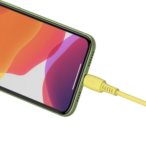 Kup USB-C to Lightning kábel Baseus színes, PD, 18W, 1.2m (sárga) - BSU1009YEL - {ean13} - Sklep Home Screen