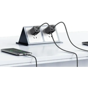 Kup Kabel USAMS USB-A / USB-C 3A 1.2m Fast Charging stalowy - USA1190 - {ean13} - Sklep Home Screen