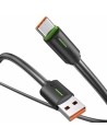 Kabel USAMS YU Series USB-A / USB-C 3A 1m czarny - USB-C - USB-A - Usams