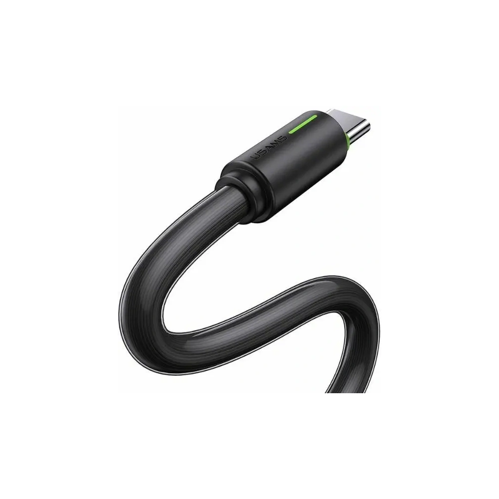 Kabel USAMS YU Series USB-A / USB-C 3A 1m czarny - USB-C - USB-A - Usams