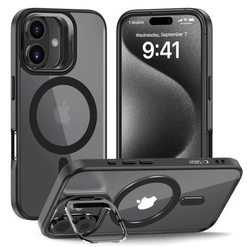 Kup Tech-Protect Magstand MagSafe Apple iPhone 16 Matt Fekete - THP3172 - {ean13} - Sklep Home Screen