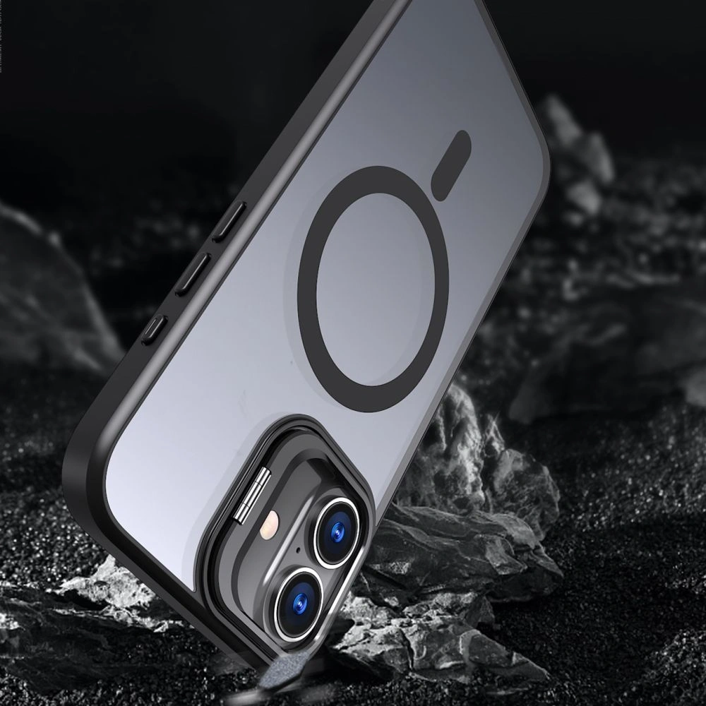 Etui Tech-Protect Magstand MagSafe Apple iPhone 16 Matte Black - iPhone 16 - Tech-Protect