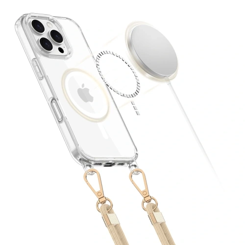 Kup Etui Tech-Protect Flexair Chain MagSafe Apple iPhone 16 Pro Black & Taupe - THP3174 - {ean13} - Sklep Home Screen