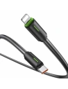 Kabel USAMS YU Series USB-C / Lightning 30W 1m czarny - USB-C - Lightning - Usams