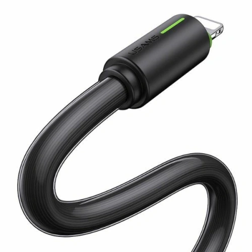 Buy USAMS YU Series USB-C / Lightning cable 30W 1m black - USA1192 - {ean13} - Home Screen Store Europe
