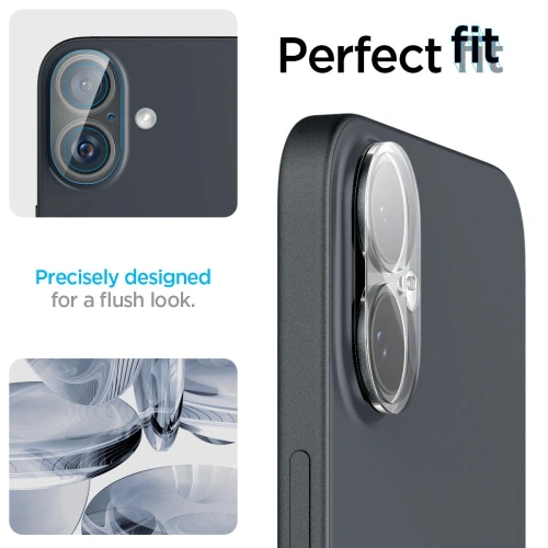 Buy Spigen Optik.tr Ez Fit Camera Protector Apple iPhone 16 / 16 Plus Crystal Clear [2 PACK] - SPN16450 - {ean13} - Home Screen Store Europe