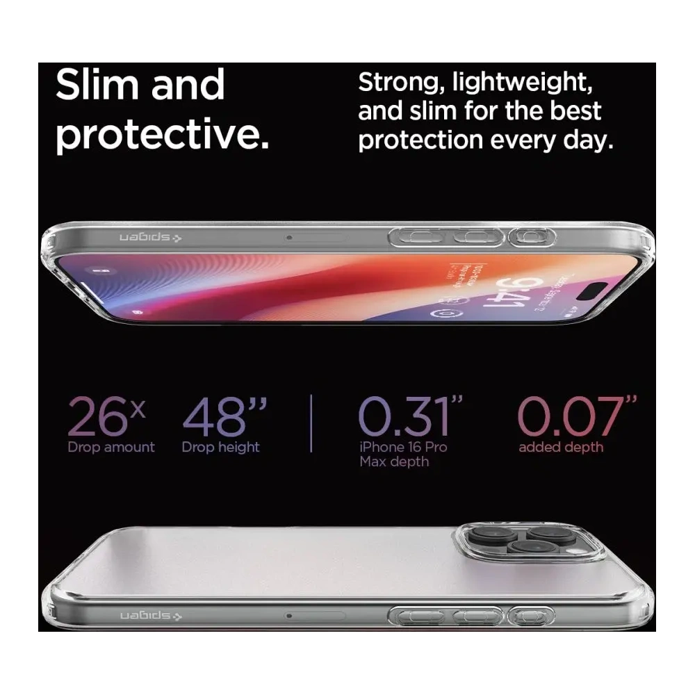 Etui Spigen Ultra Hybrid Apple iPhone 16 Pro Max Frost Clear - iPhone 16 Pro Max - Spigen