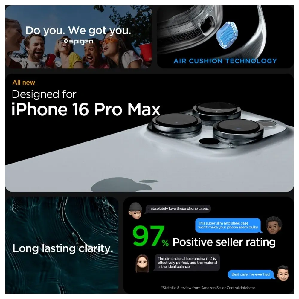 Etui Spigen Ultra Hybrid Apple iPhone 16 Pro Max Frost Clear - iPhone 16 Pro Max - Spigen