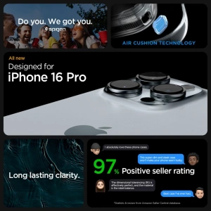 Kup Spigen Ultra Hybrid Apple iPhone 16 Pro Frostklar - SPN16453 - {ean13} - Sklep Home Screen