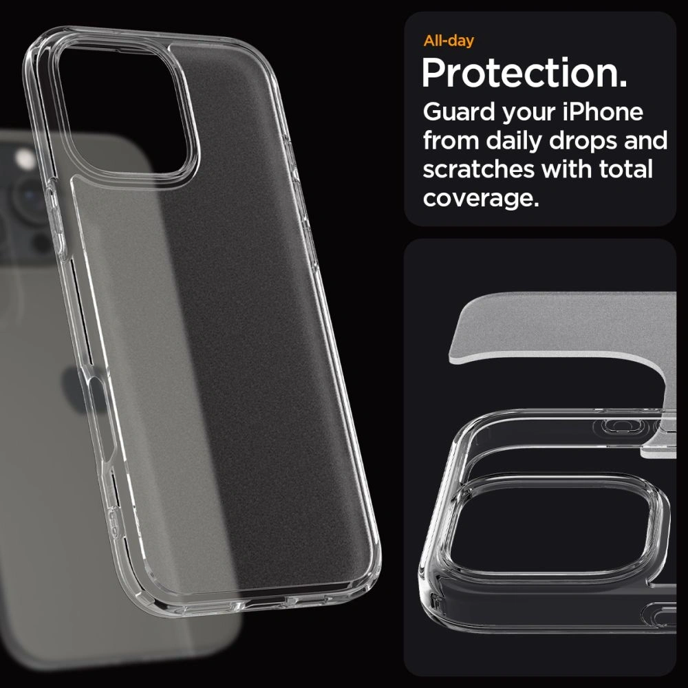 Etui Spigen Ultra Hybrid Apple iPhone 16 Pro Frost Clear - iPhone 16 Pro - Spigen