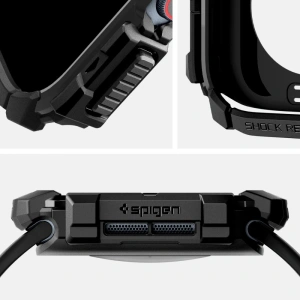 Kup Etui Spigen Rugged Armor Apple Watch 10 42mm Matte Black - SPN16456 - {ean13} - Sklep Home Screen