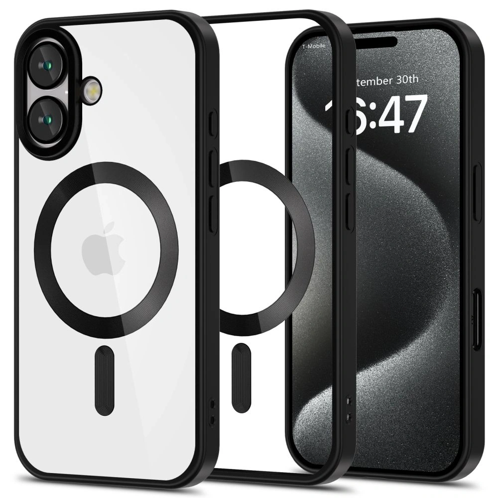 Etui Tech-Protect MagFlex MagSafe Apple iPhone 16 Satin Black - iPhone 16 - Tech-Protect