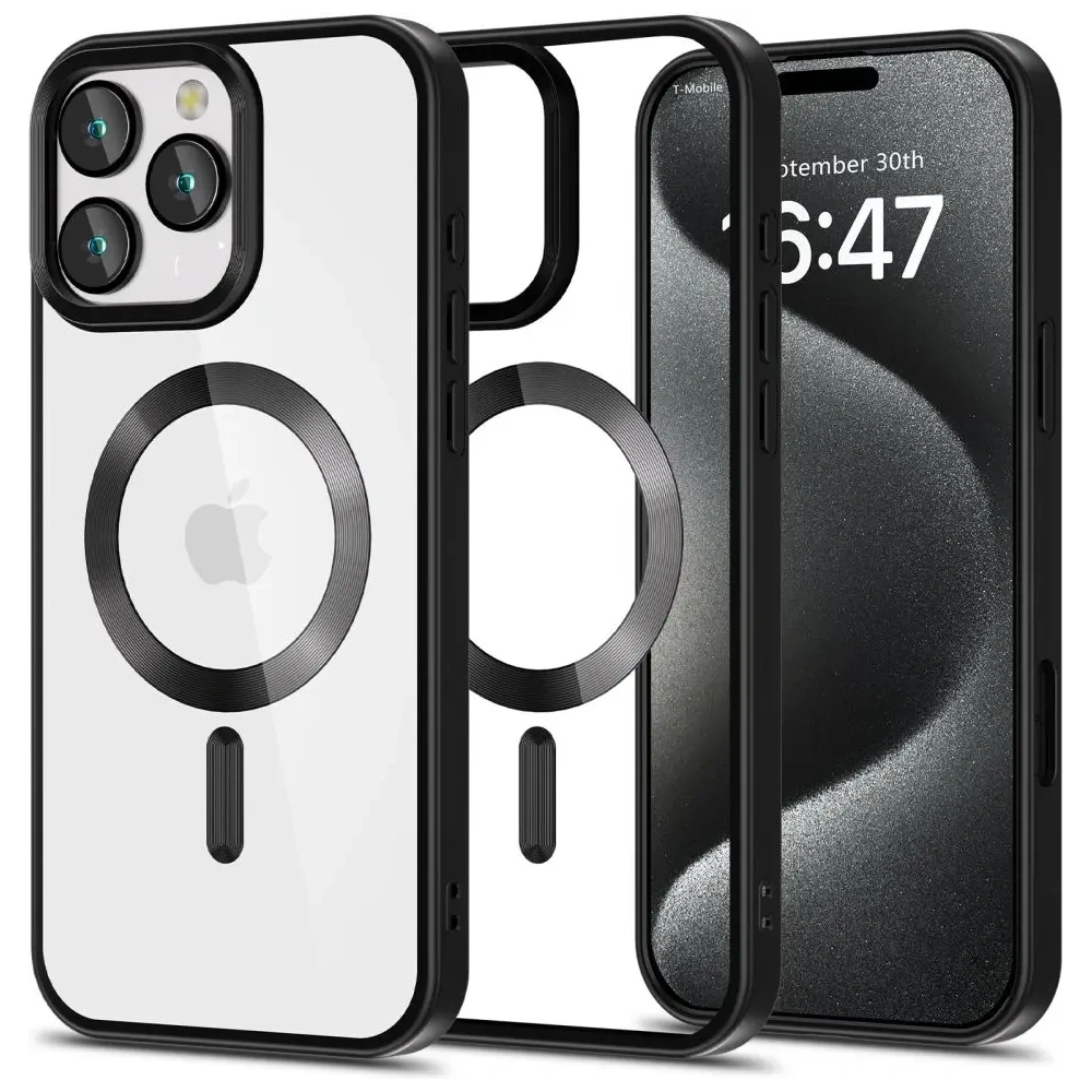 Etui Tech-Protect MagFlex MagSafe Apple iPhone 16 Pro Max Satin Black - iPhone 16 Pro Max - Tech-Protect