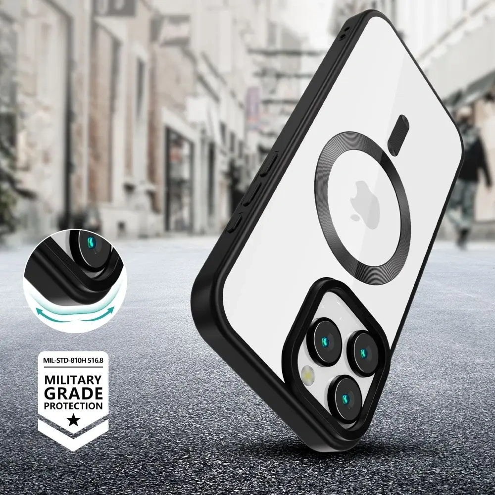 Etui Tech-Protect MagFlex MagSafe Apple iPhone 16 Pro Max Satin Black - iPhone 16 Pro Max - Tech-Protect